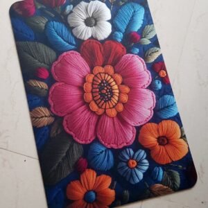 Multicolour Floral Textured Decorative Panel (Pack of 2)